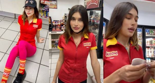 Cajera se convierte en la “Modelo Oxxo”