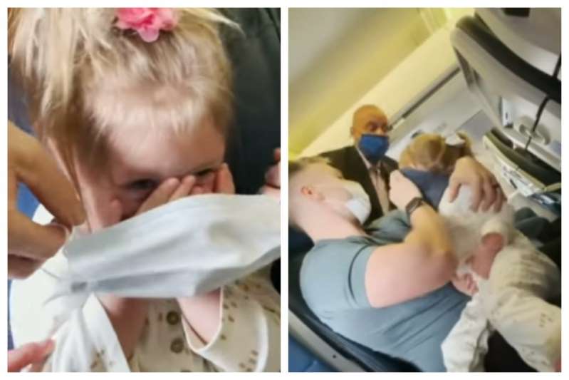 Niña de 2 años se niega a usar cubrebocas; ahora de por vida no podrá viajar en la aerolínea