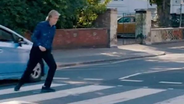 Paul McCartney casi es atropellado en Abbey Road