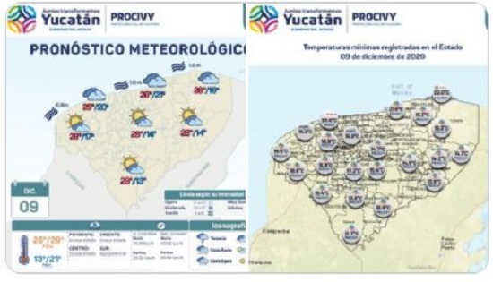 Pronostican frío toda la mañana y toda la noche de este miércoles