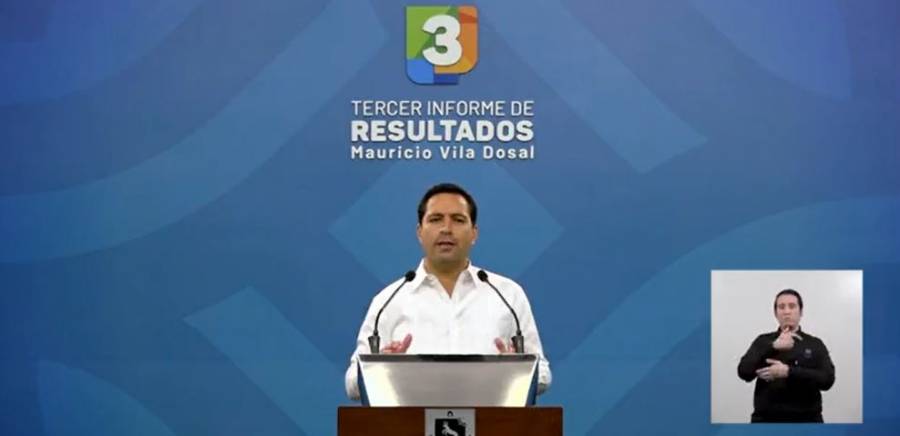 III Informe de Vila: "No hay dificultad que pueda con el pueblo yucateco"