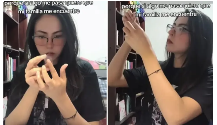 Joven hace su propio kit forense por si desaparece