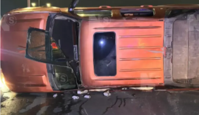 De la cama al pavimento: hombre se accidenta huyendo de un motel