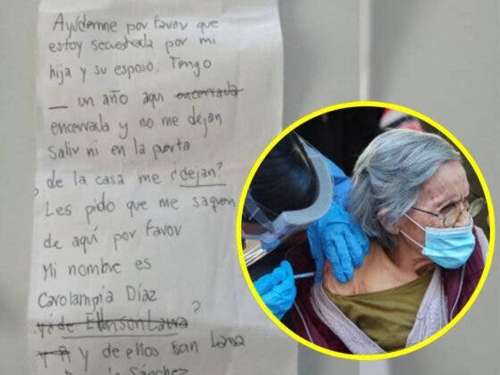 Abuelita que entregó nota de ayuda se retracta de denunciar maltrato