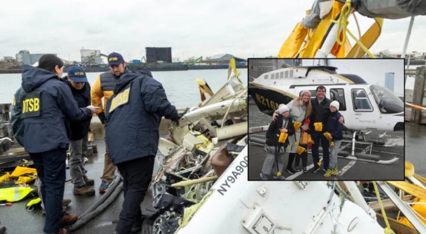 Misterioso accidente en el río Hudson: helicóptero sin cajas negras deja 6 víctimas