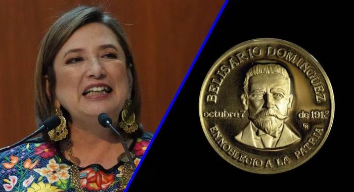 La senadora Xóchitl Gálvez es nominada para recibir la medalla Belisario Domínguez