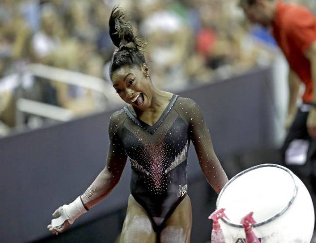 Video: El salto histórico de la gimnasta Simone Biles que se ha viralizado