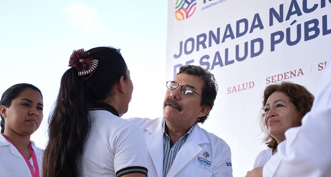 En marcha, Jornada Nacional de Salud Pública en Yucatán