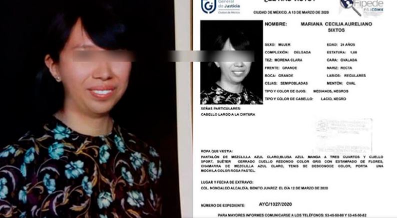 Hallan sin vida a estudiante de la UNAM desaparecida
