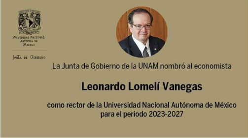 Leonardo Lomelí Vanegas es el nuevo rector de la UNAM