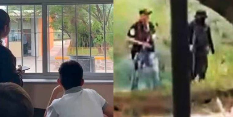 (VÍDEO) Zacatecas: Durante balacera, alumnos ven como civiles armados entran a escuela