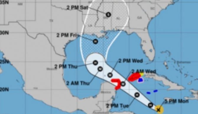 Delta llegaría este miércoles 7 a Q. Roo como huracán categoría 3