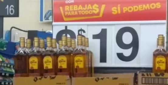 Buen fin: Walmart ofrece por error botellas de tequila a $19... debió ser $169