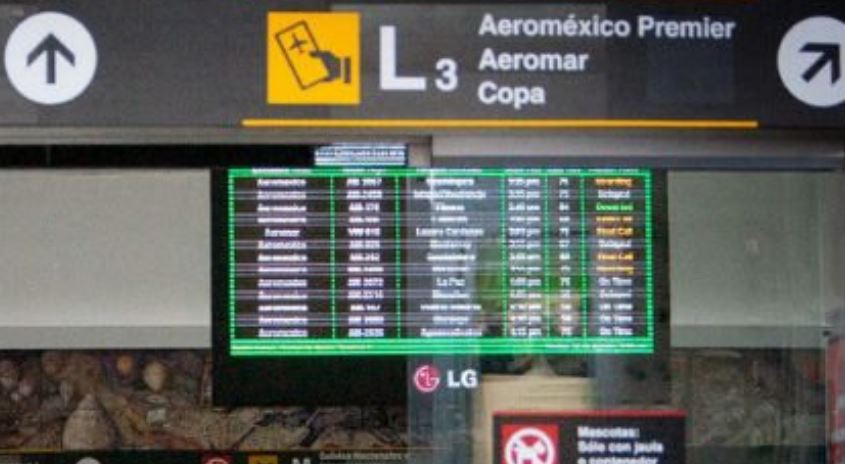 Aeropuertos en México monitorean a pasajeros por coronavirus