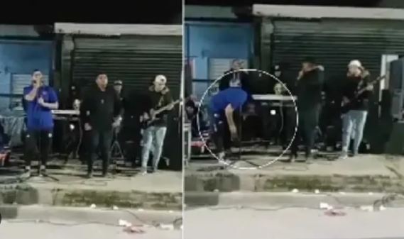 (VÍDEO) Vecino dispara a cantante en la cabeza con aire comprimido