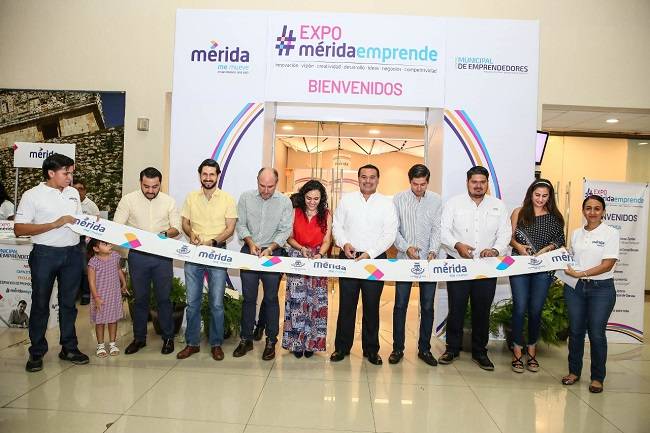 Inauguran la Expo Mérida Emprende 2019; participan 100 emprendedores
