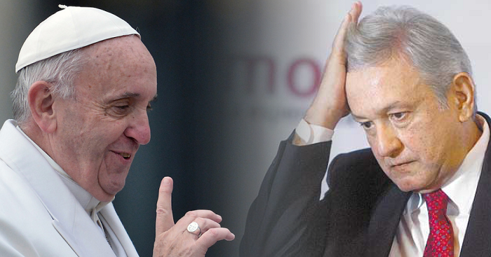 TEPJF sostiene, por unanimidad,  suspensión del spot de AMLO que menciona al Papa