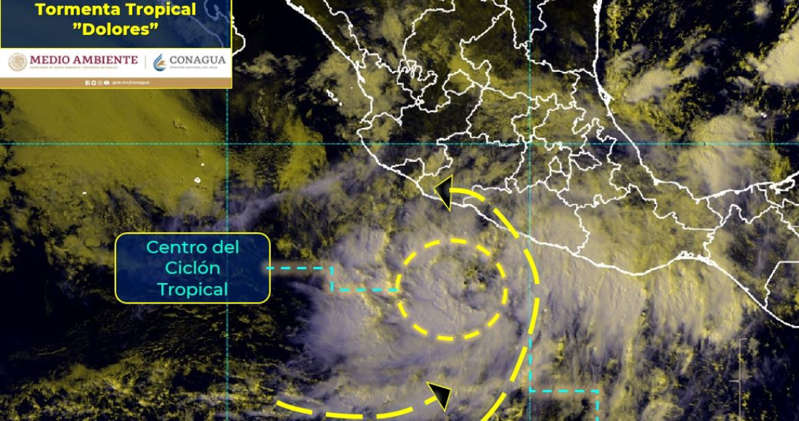 La tormenta tropical “Dolores” se forma en el Pacífico mexicano