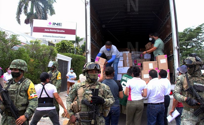 Llegan a Yucatán más de un millón de boletas electorales para diputados federales