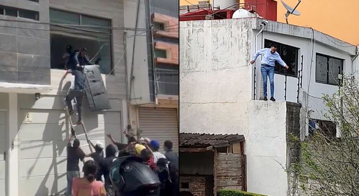 Turba saquea casa del alcalde de Zacualtipán por muerte de abuelito por policías