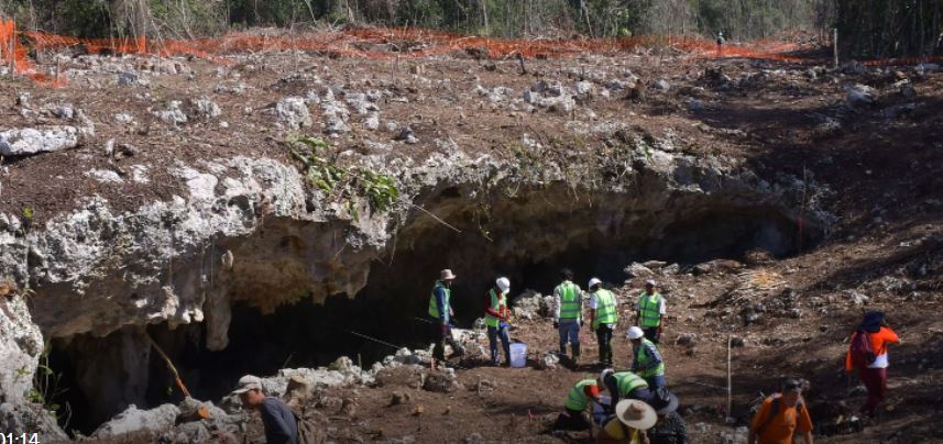 Aparece la primera gran cueva con la que se topa el Tren Maya