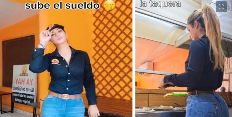 Taquera pide que hagan viral su video  para que le suban el sueldo