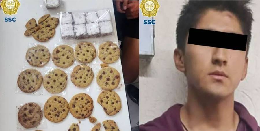 Cae vendedor de galletas y pastelitos "mágicos", en la CDMX