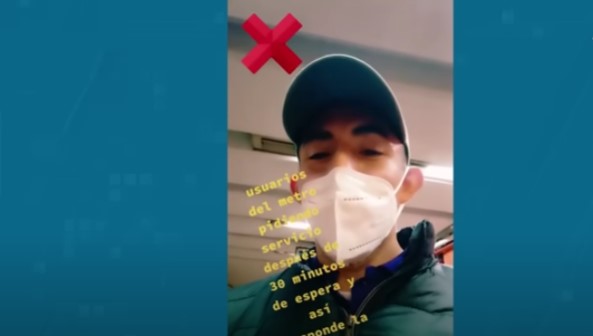 (VÍDEO) Exhiben a agente de la GN que insulta y calla a usuario del Metro que le pidió ayuda