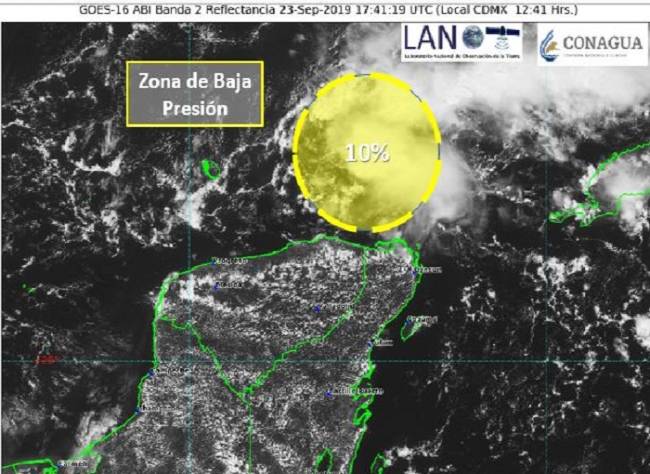 Zona de baja presión al norte de la Península favorecerá fuertes lluvias los próximos días