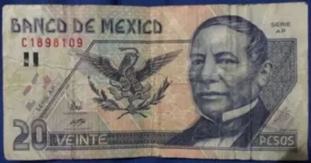 Este billete de $20 podría valer hasta $70,000