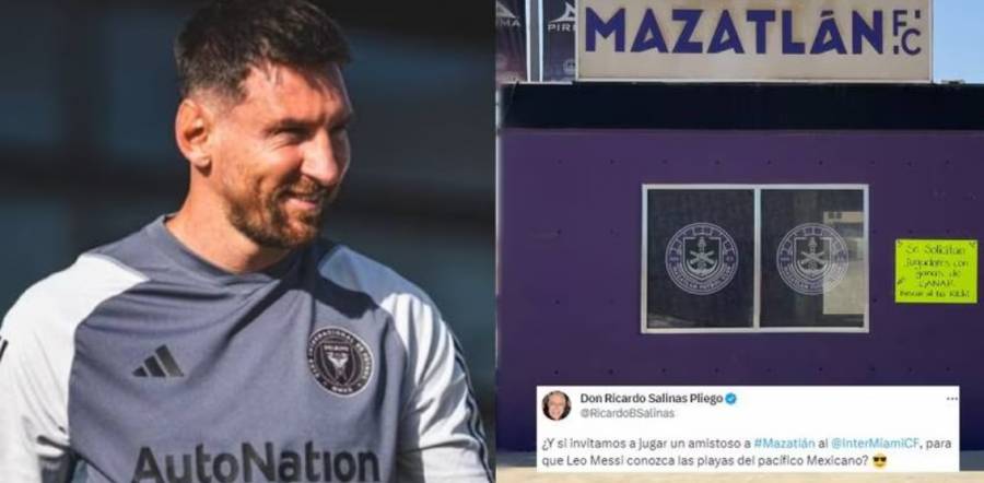 Salinas Pliego invita a Messi e Inter Miami a jugar contra Mazatlán... para conocer las playas