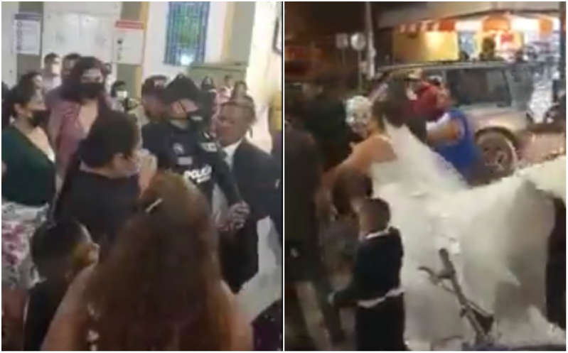 Novio es detenido durante su boda por deber pensión alimenticia a su expareja