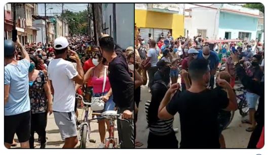 (VÍDEO) Insólita protesta en Cuba: "¡Abajo la dictadura!", "¡Libertad!"