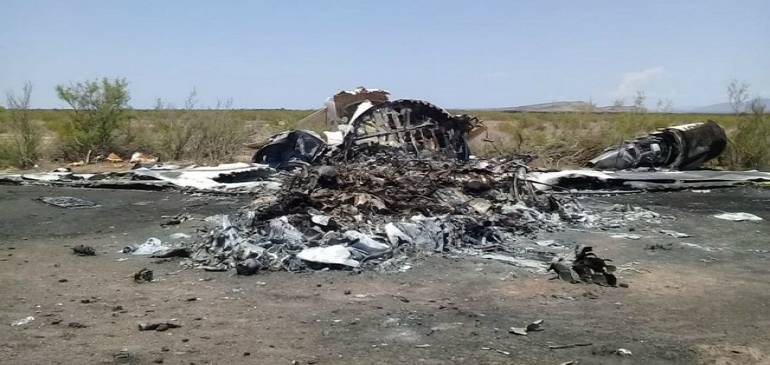 Hallan los restos de las 13 víctimas del desplome de jet en Coahuila