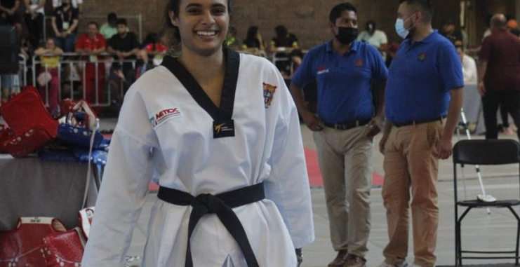 Convocan a la campechana Valentina Romero, a selección nacional de tae kwon do