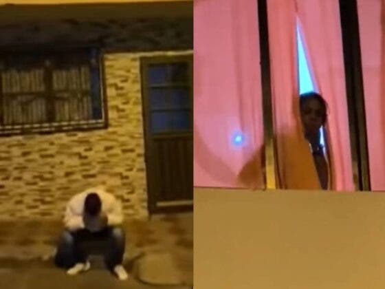 (VÍDEO) Hombre lleva serenata a su novia y la descubre con el amante