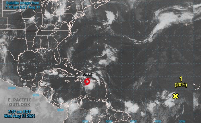 Se forma la tormenta tropical "Fred" en el Atlántico