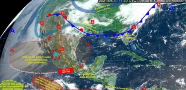 Pronóstico del tiempo en Yucatán: Calor intenso y lluvias vespertinas