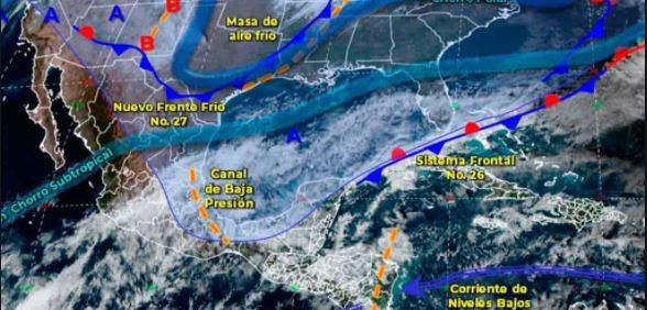 Yucatán : Este sábado entra frente frío 27 y seguirá la ‘heladez’