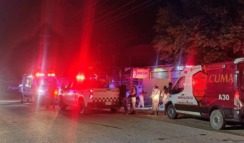 Acapulco: Matan a 4 hombres y una mujer afuera de un taller mecánico