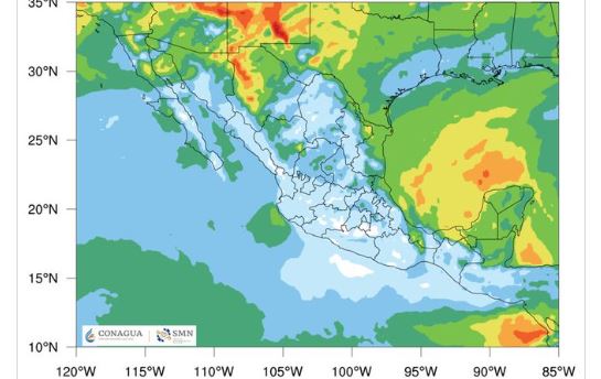 Se aproxima a México el frente frío 36; temperaturas de -10 grados