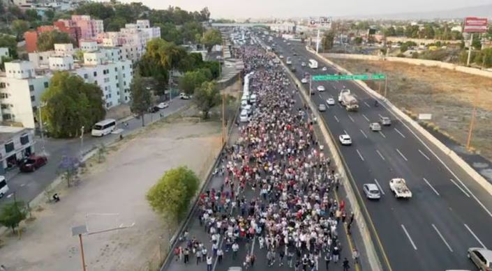 Edomex: ‘Colapsan’ la México-Pachuca en protesta por los grupos criminales