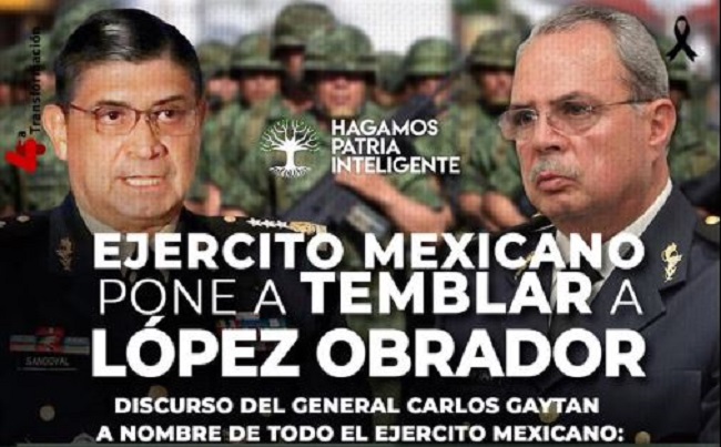 El Ejército Mexicano confronta abiertamente a López Obrador