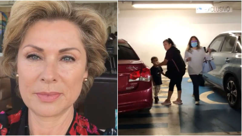 (VÍDEO) Leticia Calderón exhibe a familia por usar lugar para personas con discapacidad