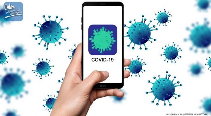 Ahora puedes ver la propagación del Covid-19 con una App de la UNAM