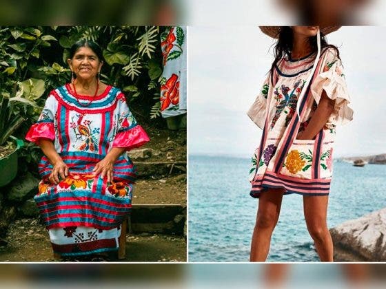 Marca de ropa australiana plagia textiles del Huipil Mazateco y la vende carísima