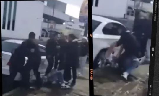 (VIDEO) Guardias de un bar dan golpiza a jóvenes en Pachuca; lo clausuran