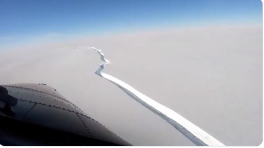 Iceberg del tamaño de Londres se desprende en la Antártida y causa alerta