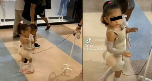 Disfraz de niña "recién operada" se viralizó en redes