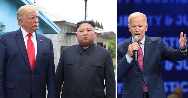 Joe Biden 'no es un perro rabioso': responde Trump a Kim Jong-Un